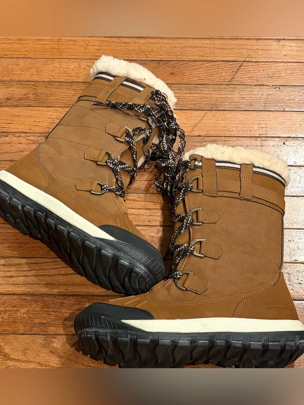 Bearpaw Desdemona Women's Waterproof Winter Boots Hickory Size 11